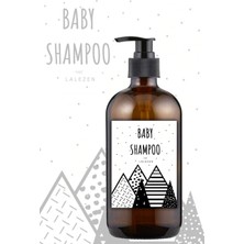 Lalezen Bebek Şampuanı Etiketli Amber Cam Şişe 500 ml