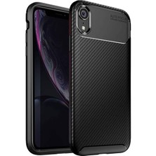 Apsuwa   Apsuwa Iphone Xr Karbon Görünüm Negro Silikon Kılıf + Ekran Koruyucu Nano