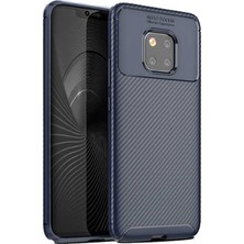 Apsuwa  Huawei Mate 20 Pro Karbon Görünüm Negro Silikon Kılıf