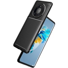 Apsuwa  Huawei Mate 40 Pro Karbon Görünüm Negro Silikon Kılıf