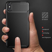 Apsuwa   Apsuwa Iphone Xs Max Karbon Görünüm Negro Silikon Kılıf