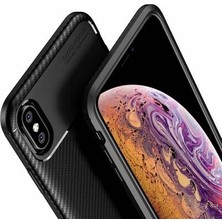 Apsuwa   Apsuwa Iphone Xs Max Karbon Görünüm Negro Silikon Kılıf