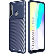 Apsuwa  Huawei Y6P Karbon Görünüm Negro Silikon Kılıf