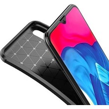 Apsuwa  Apsuwa Samsung Galaxy M10 Karbon Görünüm Negro Silikon Kılıf