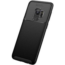 Apsuwa  Apsuwa Samsung Galaxy S9 Karbon Görünüm Negro Silikon Kılıf