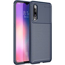 Apsuwa Xiaomi Mi 9 Kılıf Negro Silikon Karbon Desen