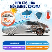 Wagell Tüm Hatchback Araçlar Ile Uyumlu X100 Araba Brandası Miflonlu Branda Oto Çadır Örtü