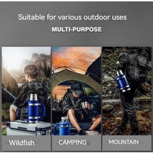 Pangolin Outdoors 5000 ml. Paslanmaz Çelik Termos - Gri (Yurt Dışından)