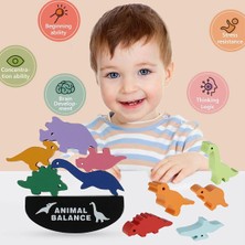 Prodigy Toy 11 Parça Ahşap Dinozor Oyuncağı - Çok Renkli (Yurt Dışından)