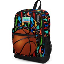 Coral High Basketbolcu Temalı Erkek İlkokul Çanta Seti 3'lü Set