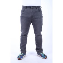 Moc Grande Mocgrande Erkek Büyük Beden Kot Pantolon Power Lycra 20001-FUME