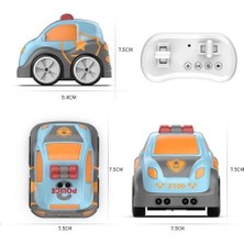 Xinh Rc Parça Araba Sensörü Uzaktan Kumanda Mini Araba Radyo Kontrollü Elektrikli Araba Akıllı Oyuncaklar Çocuklar Için Otomatik Takip Et Engel Kaçınma Araba | Rc Arabalar (Mavi)
