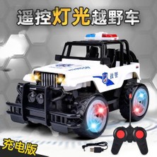 Xinh 1:24 Kir Bisiklet Rc Araba Elektrik Ses ve ışık 1/16 Radyo Uzaktan Kumandalı Suv Off Yol Araçları Polis Arabaları Oyuncaklar Çocuklar Için RC001 | Rc Arabalar(Yurt Dışından)