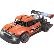 Xinh 1:16 Alaşım Rc Araba 2.4g 4ch Sprey Işık Yüksek Hızlı Uzaktan Kumanda Araba Drift Stunt 24X12.5X 7.5 cm Uzaktan Kumanda Araba Oyuncak | Rc Arabalar (Turuncu)