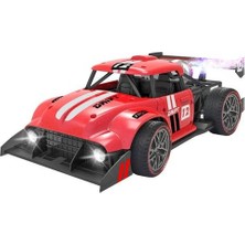 Xinh 1:16 Alaşım Rc Araba 2.4g 4ch Sprey Işık Yüksek Hızlı Uzaktan Kumanda Araba Drift Stunt 24X 12.5x 7.5 cm Uzaktan Kumanda Araba Oyuncak | Rc Arabalar (Kırmızı)