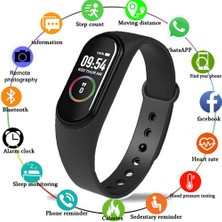 Xinh M4 Smartband Bileklik Kalp Hızı / Kan / Basınç / Nabız / Pedometre Spor Akıllı Izle Bilezik Sağlık Fitness Bilezik(Yurt Dışından)