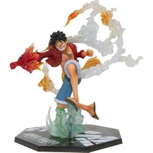 Xinh Anime Figürü Yangın Yumruk Luffy Ace Figurin Diyeboz Jambe Sanji Pvc Koleksiyon Model Oyuncaklar | Aksiyon Figürleri (Luffy)