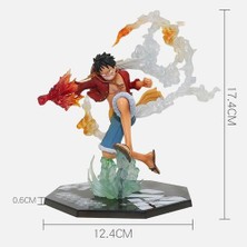 Xinh Anime Figürü Yangın Yumruk Luffy Ace Figurin Diyeboz Jambe Sanji Pvc Koleksiyon Model Oyuncaklar | Aksiyon Figürleri (Luffy)