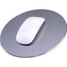 Xinh 220 * 220MM Yüksek Sınıf Yaratıcı Dairesel Alüminyum Metal Oyunu Mouse Pad Pc Bilgisayar Dizüstü Oyun Mousepad Apple Mackbook Için | Oyun Mousepad | Oyun Mouse Padmouse Pad