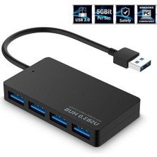 Xinh 1pc Yüksek Hızlı USB 3.0 Hub Multi USB Splitter 4 Bağlantı Noktası Genişletici Dizüstü Bilgisayar Için Birden Çok USB Genişletici Bilgisayar Aksesuarları