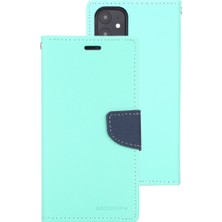 Zhkj Shop iPhone 12 Mini Için Flip Deri Kılıf - Yeşil (Yurt Dışından)