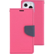 Zhkj Shop iPhone 13 Pro  Için Flip Deri Kılıf - Pembe (Yurt Dışından)