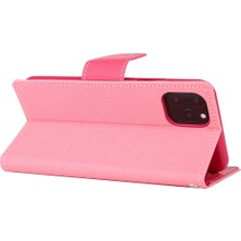 Zhkj Shop iPhone 11 Pro Max  Için Flip Deri Kılıf - Açık Pembe (Yurt Dışından)