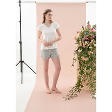English Home Spring Flower Viskon Kadın Pijama Takımı L Mavi