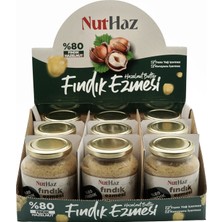 Nuthaz Fındık Ezmesi 300 gr 9'lu Cam Kavanoz Set Koli