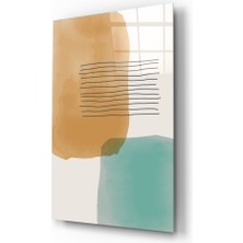 Insigne Soyut Şekiller Cam Tablo - 72X46 cm
