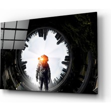 Insigne Astronot Cam Tablo - 72X46 cm