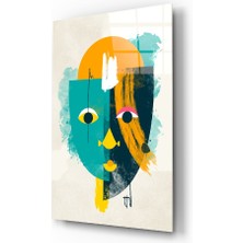 Insigne Illüstrasyon Cam Tablo - 72X46 cm