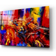 Insigne Bukalemun Cam Tablo - 72X46 cm