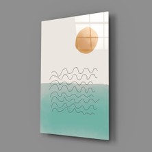 Insigne Soyut Şekiller Cam Tablo - 72X46 cm