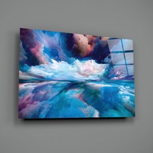Insigne Mavi Patlama Cam Tablo - 72X46 cm