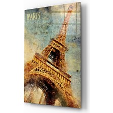 Insigne Eyfel Kulesi Cam Tablo - 72X46 cm