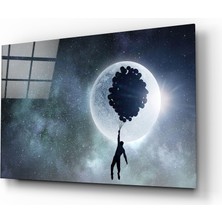 Insigne Uçan Balonlar Cam Tablo - 72X46 cm