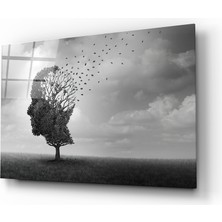 Insigne Düşüncelerin Sonbaharı Cam Tablo - 72X46 cm