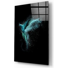 Insigne Kuş Cam Tablo - 72X46 cm