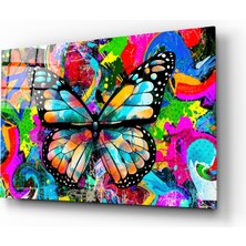 Insigne Kelebek Kuşağı Cam Tablo - 72X46 cm