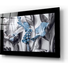 Insigne Çiçek Aranjmanı Cam Tablo - 72X46 cm