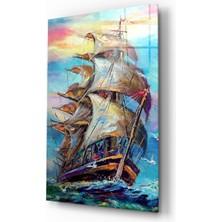 Insigne Yelkenli Cam Tablo - 72X46 cm