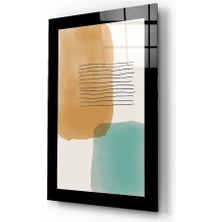 Insigne Kübik Sanat Cam Tablo - 72X46 cm