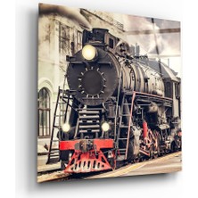 Insigne Tren Cam Tablo - 60X60 cm