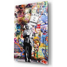 Insigne Einstein'ın Cevabı Cam Tablo - 72X46 cm
