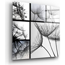 Insigne Çiçek Cam Tablo - 40X40 cm