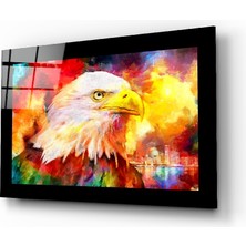 Insigne Kartal Cam Tablo - 110X70 cm