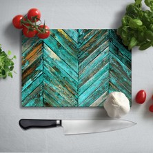 Insigne Renkli Uv Baskılı Cam Kesme Tablası 35X25 cm