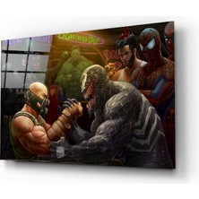 Insigne Venom Vs Bane Cam Tablo - 72X46 cm