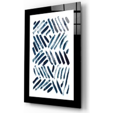 Insigne Soyut Cam Tablo - 72X46 cm